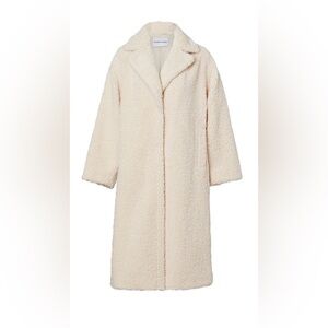 Stand Studio ‘Maria’ teddy coat in off-white, size FR34